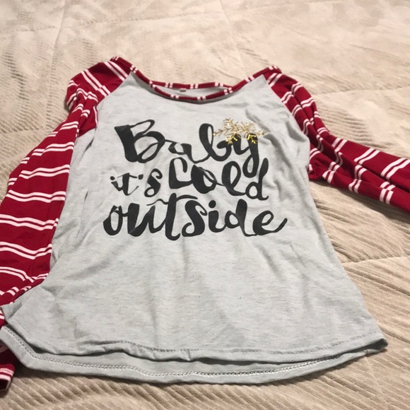 Women’s long sleeve Baby it’s cold outside size L - Picture 5 of 5